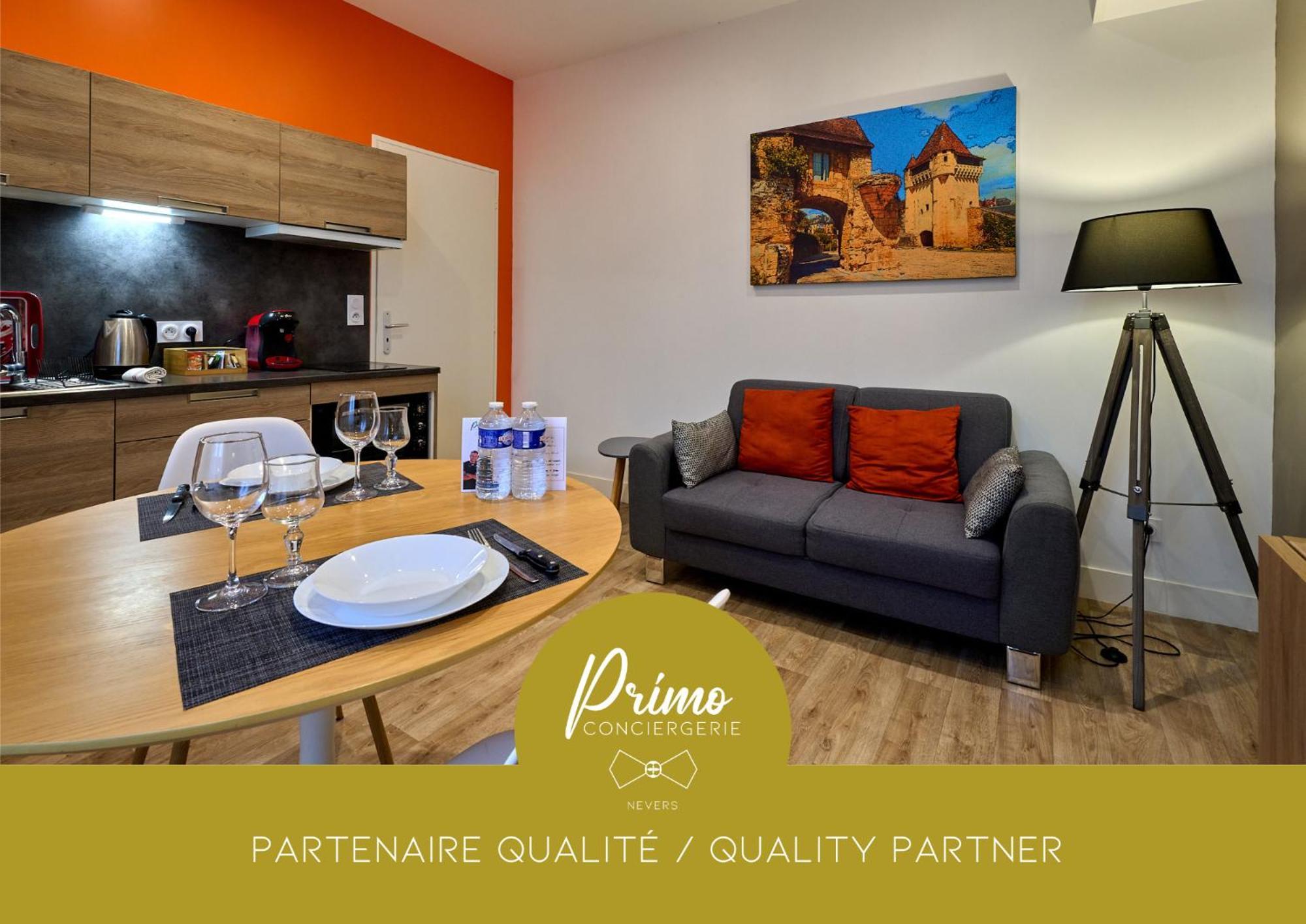 Le Faidherbe Style Appart' Hotel - Wifi Gratuit - Parking Gratuit Calme Et Lumineux Nevers Exterior foto