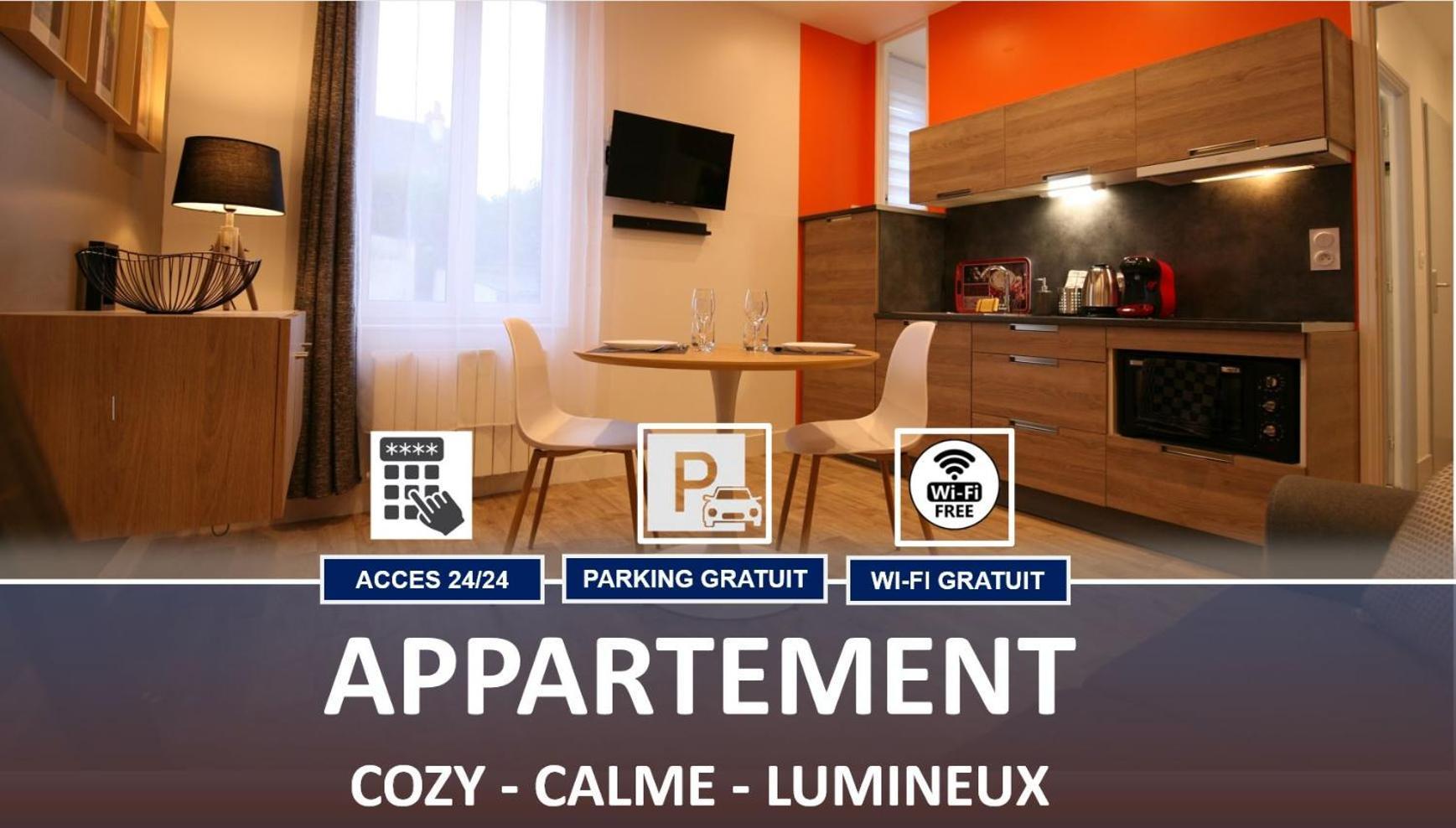 Le Faidherbe Style Appart' Hotel - Wifi Gratuit - Parking Gratuit Calme Et Lumineux Nevers Exterior foto